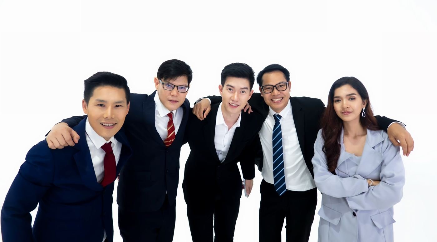 People who made it through the process, working together
